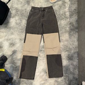 Patchwork Denim Jeans - The Kript